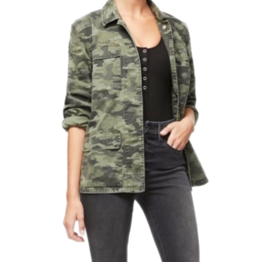 NWT Good American The Camo Jacket Size 4 / XL